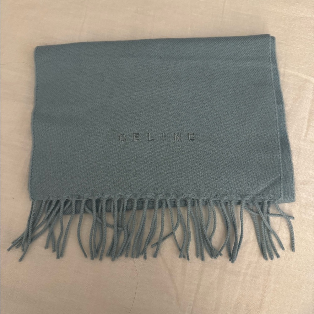 Vintage Celine Scarf - Baby Blue
